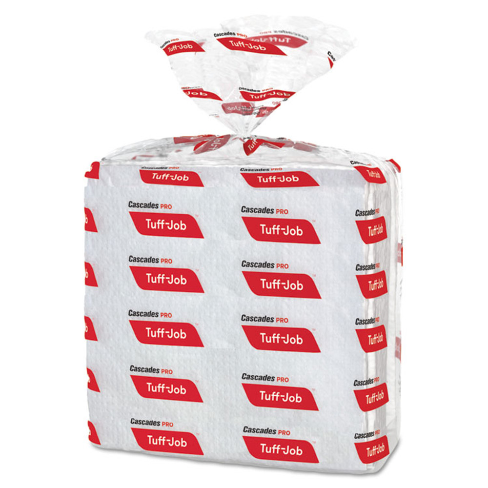 CASCADES TISSUE GROUP PRO W300 Tuff-Job S300 Airlaid Wipers, 12 x 13, White, 50/Pack, 16/Carton