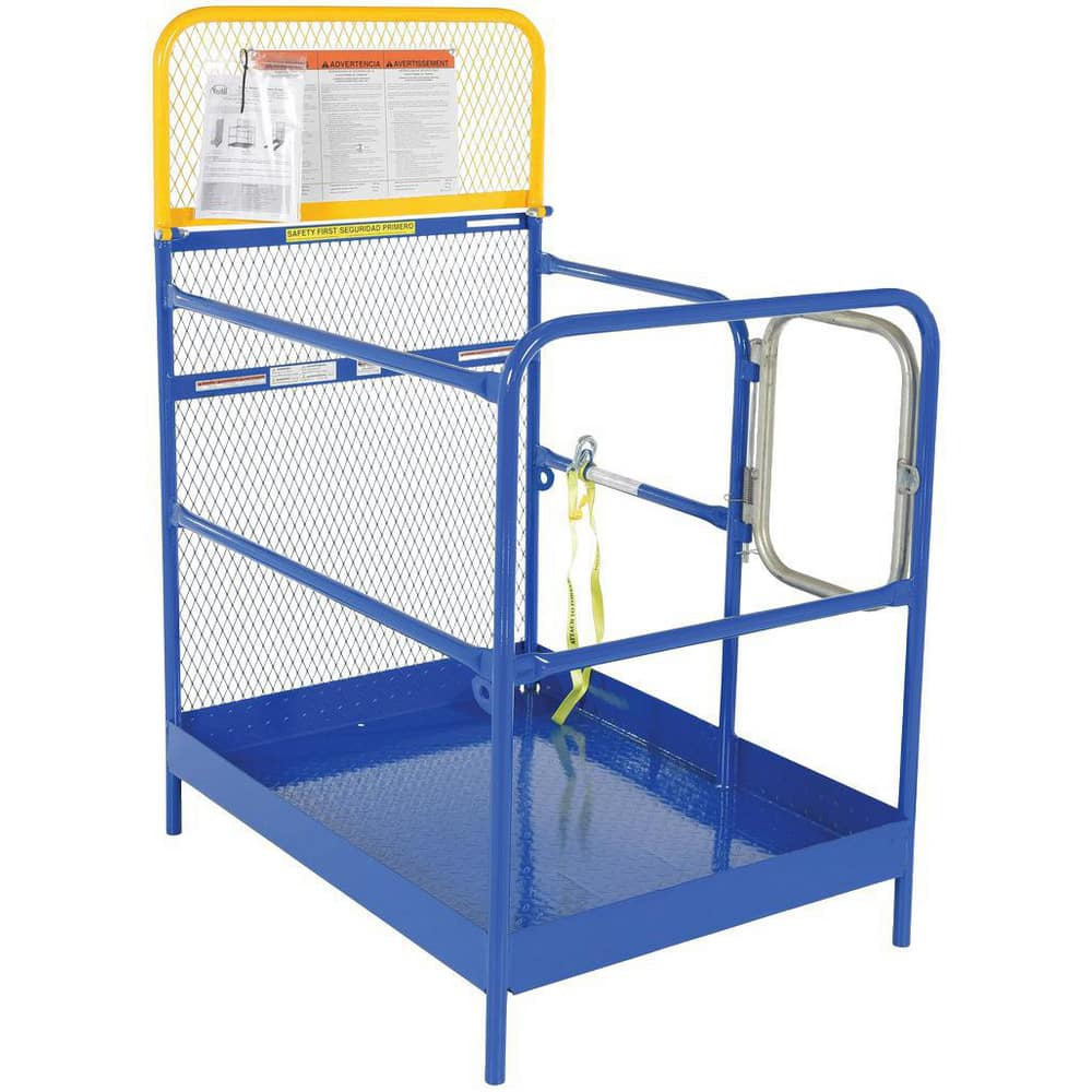 Vestil WP-3648 Steel Platform: 1,000 lb Capacity, 36" Wide, 48" Deep, 65-5/8" High