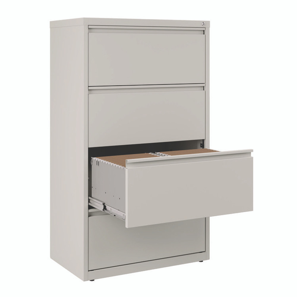 ALERA HLF3054LG Lateral File, 4 Legal/Letter-Size File Drawers, Light Gray, 30" x 18.62" x 52.5"