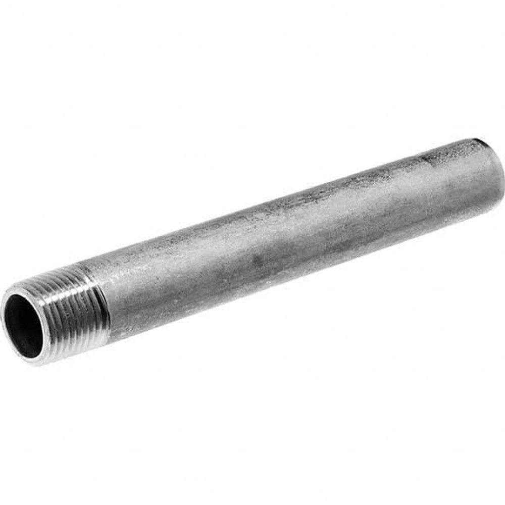 USA Industrials ZUSA-PF-1322 Stainless Steel Pipe Nipple: 1" Pipe, Grade 304