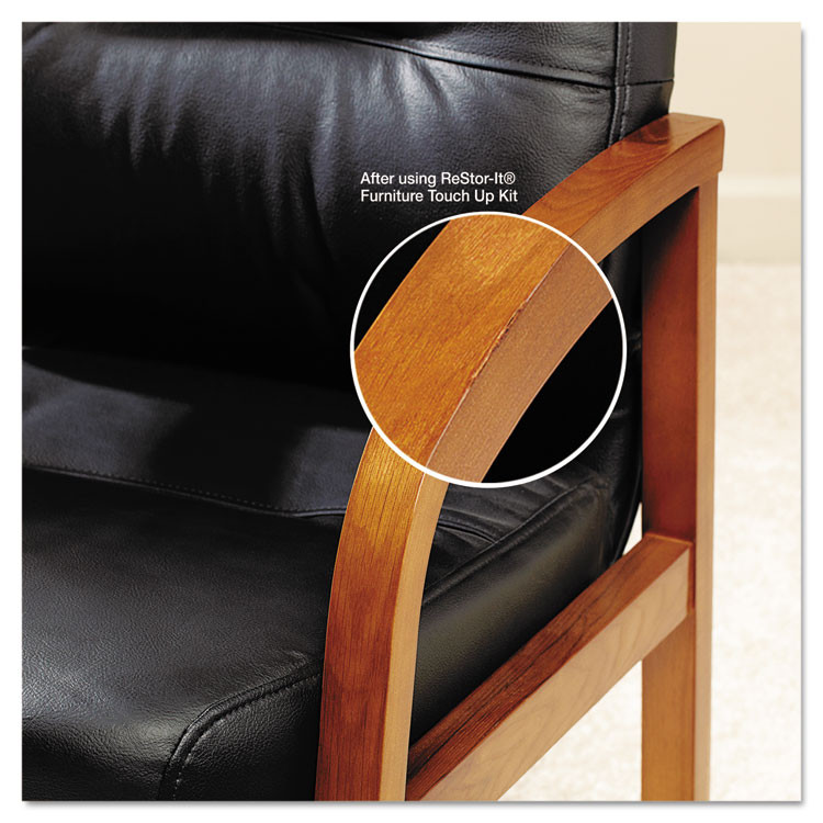 MASTER CASTER COMPANY 18000 ReStor-It Furniture Touch-Up Kit with (5) Woodgrain Markers, (3) Filler Sticks, 4.25 x 0.38 x 6.75