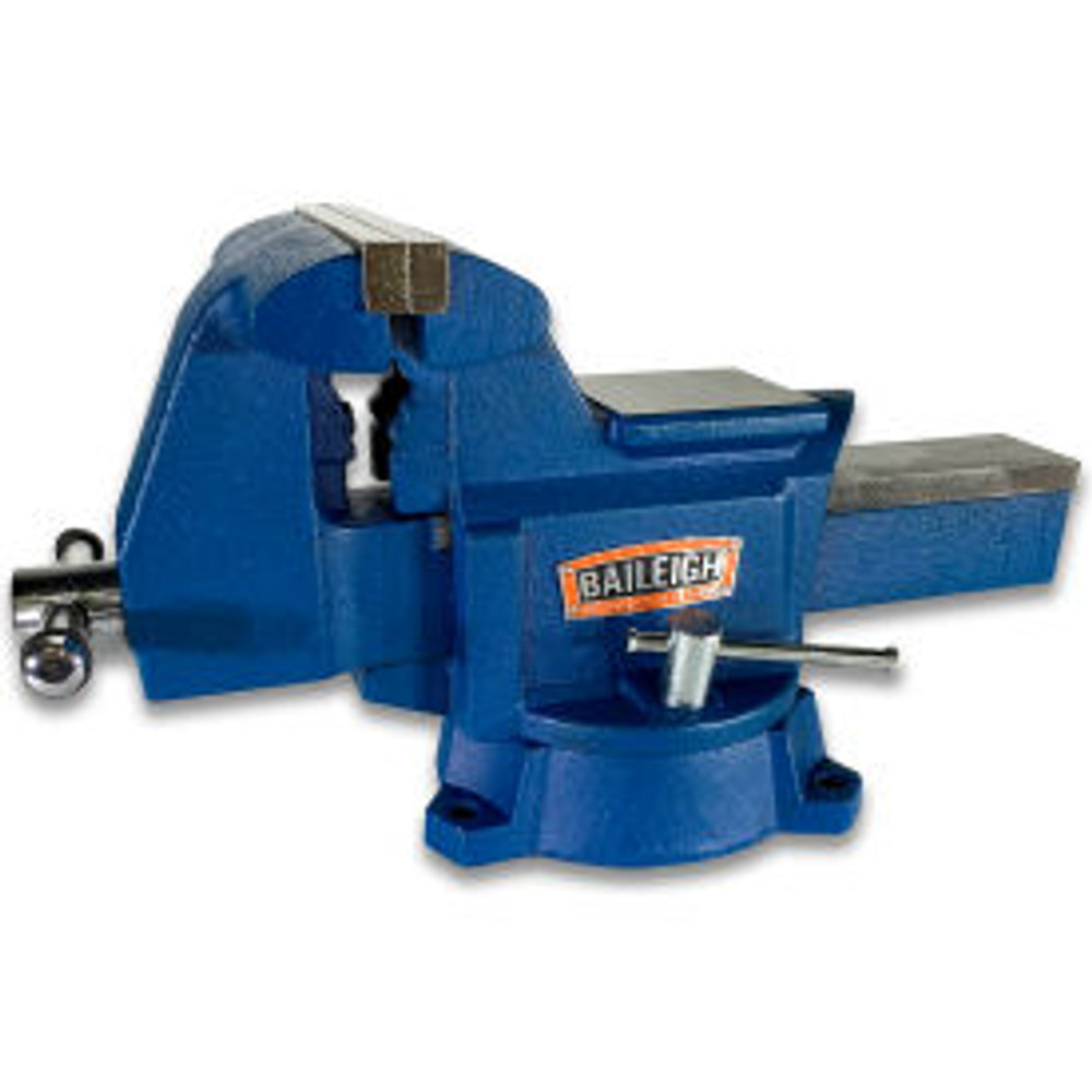 JET Equipment Baileigh Industrial® BV-6I Bench Vise with Pipe Jaws 6-1/2"" Jaw Width 3-13/16"" Throat Depth p/n BA9-1227987