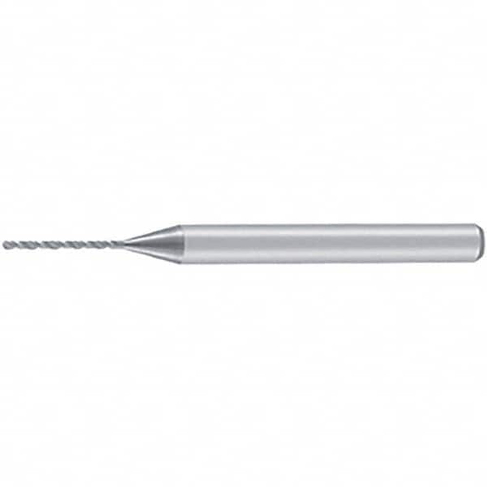 Tungaloy 6844063 Micro Drill Bit: 1.05 mm Dia, 140 ° Point, Solid Carbide