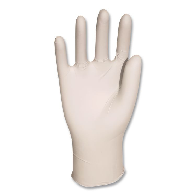TRADEX INTERNATIONAL AMBITEX® LLG5201 L5201 Series Powder-Free Latex Gloves, Large, 4 mil Thick, 9" Long, Cream, 100/Box