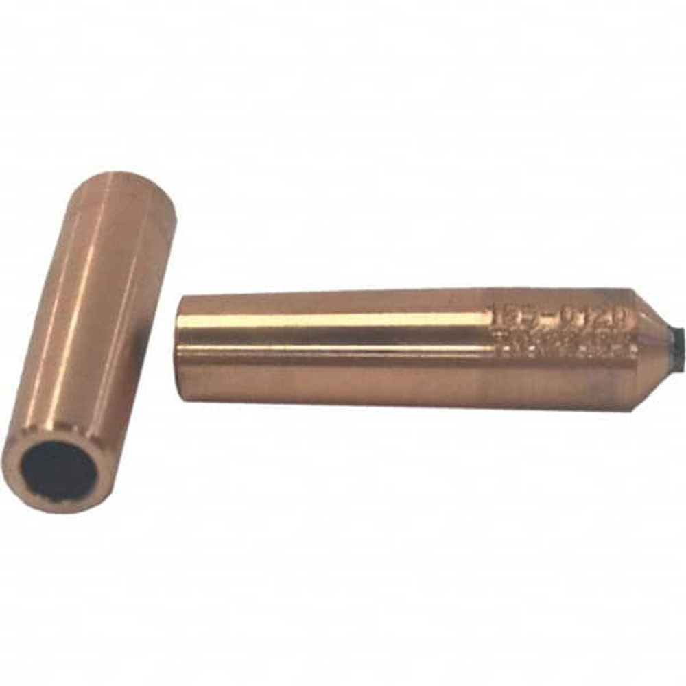 Tuffaloy 185-0130 Spot Welder Tips; Tip Type: Refactory Straight Tip A Nose (Pointed) ; Material: RWMA Class 2 - C18200