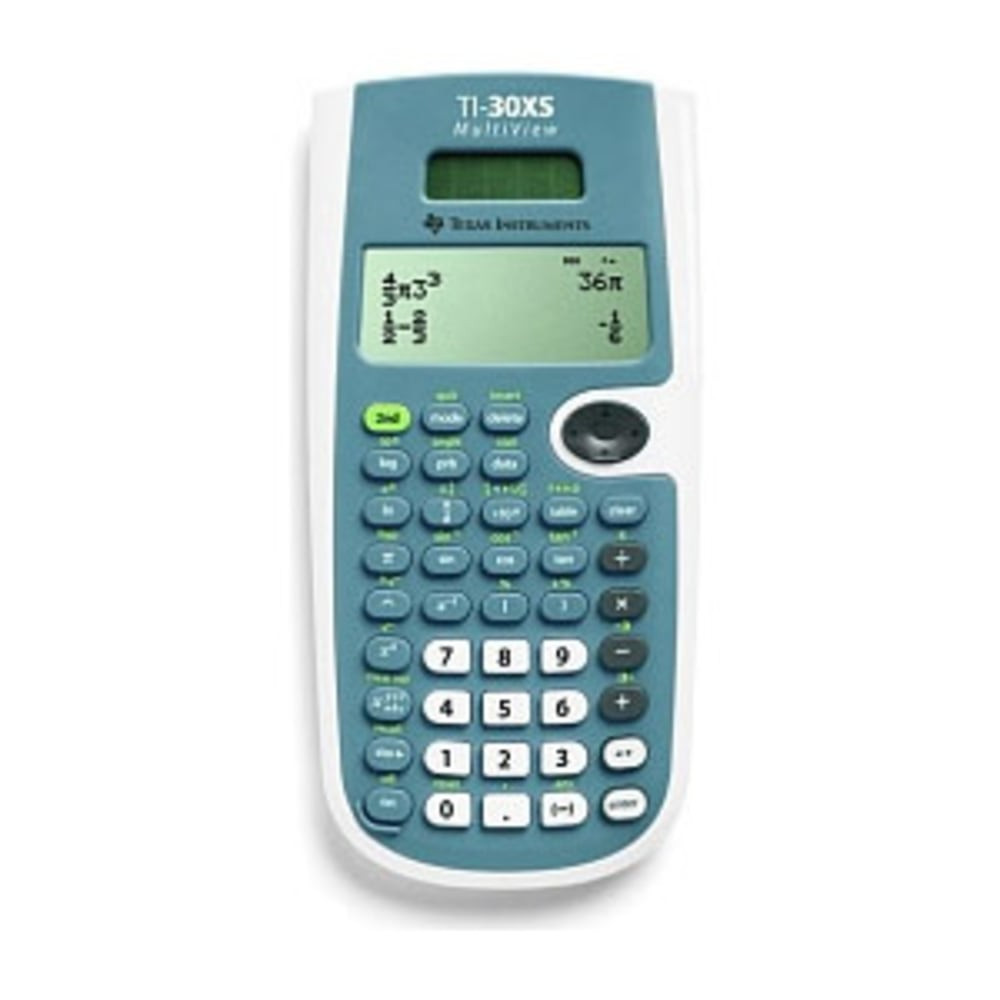 TEXAS INSTRUMENTS INC. 30XSMV/TBL Texas Instruments TI-30XS MultiView Scientific Calculator, Blue