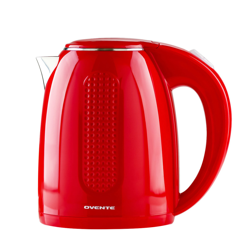 TOPNET, INC. Ovente KD64R  1.7 Liter Electric Hot Water Kettle, Red