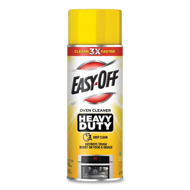 RECKITT BENCKISER EASY-OFF® 87980 Heavy Duty Oven Cleaner, Fresh Scent, Foam, 14.5 oz Aerosol Spray, 6/Carton