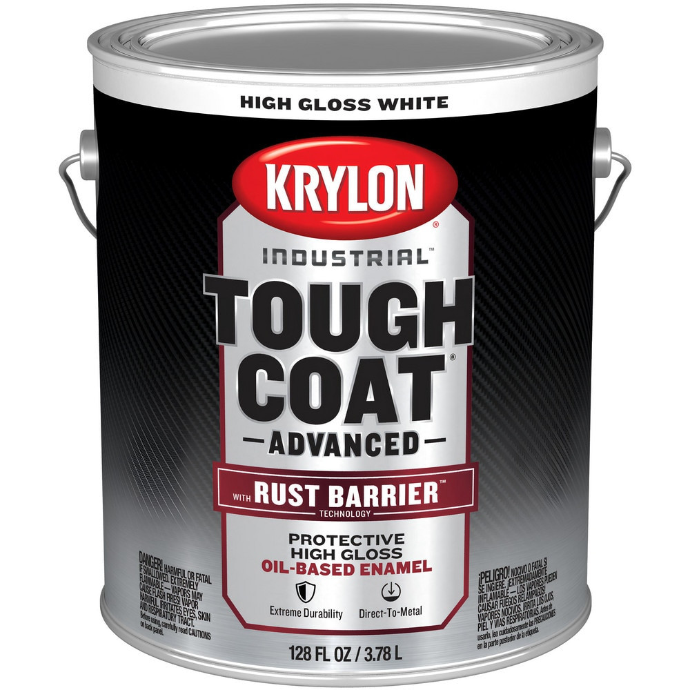 Krylon K00921008 Paints; Product Type: Rust Preventative ; Color Family: White ; Color: White ; Finish: Gloss ; Applicable Material: Steel; Wood; Metal ; Indoor/Outdoor: Indoor; Outdoor