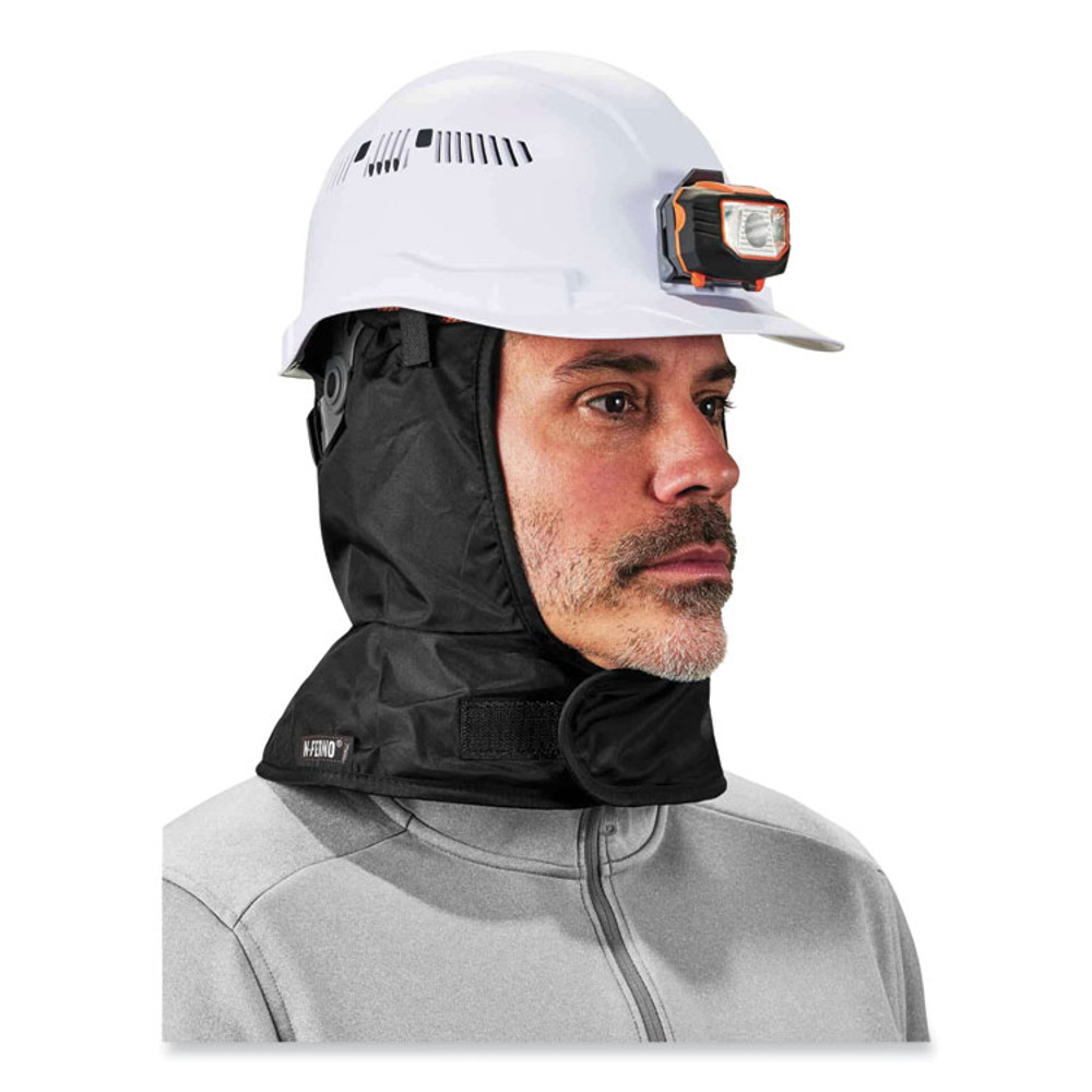 TENACIOUS HOLDINGS, INC. ergodyne® 16842 N-Ferno 6842 2-Layer Poly Shoulder Winter Liner, Fleece/Polyester, One Size Fits Most, Black