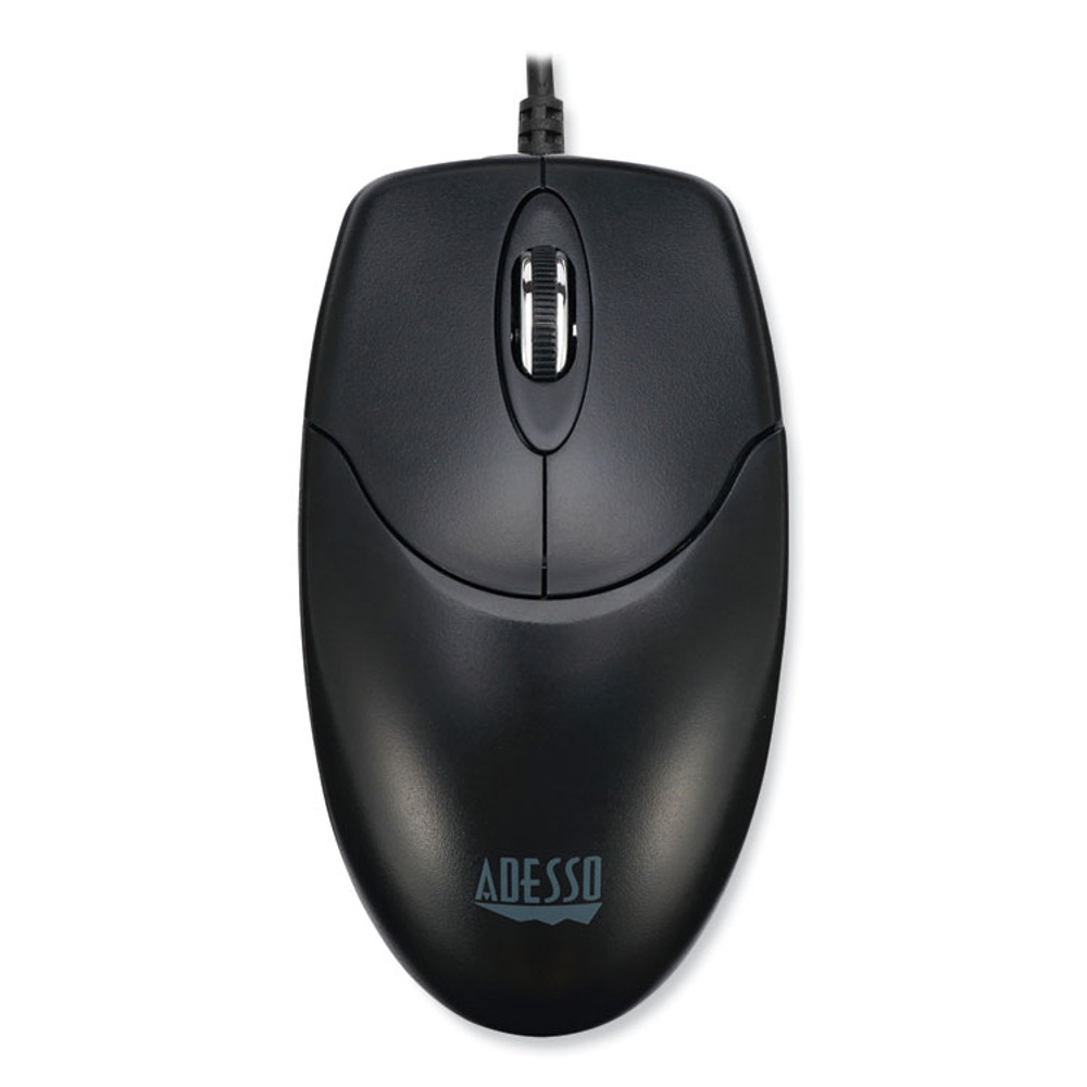 ADESSO INC IMOUSEM6TAA iMouse Desktop Full Sized Mouse, USB, Left/Right Hand Use, Black