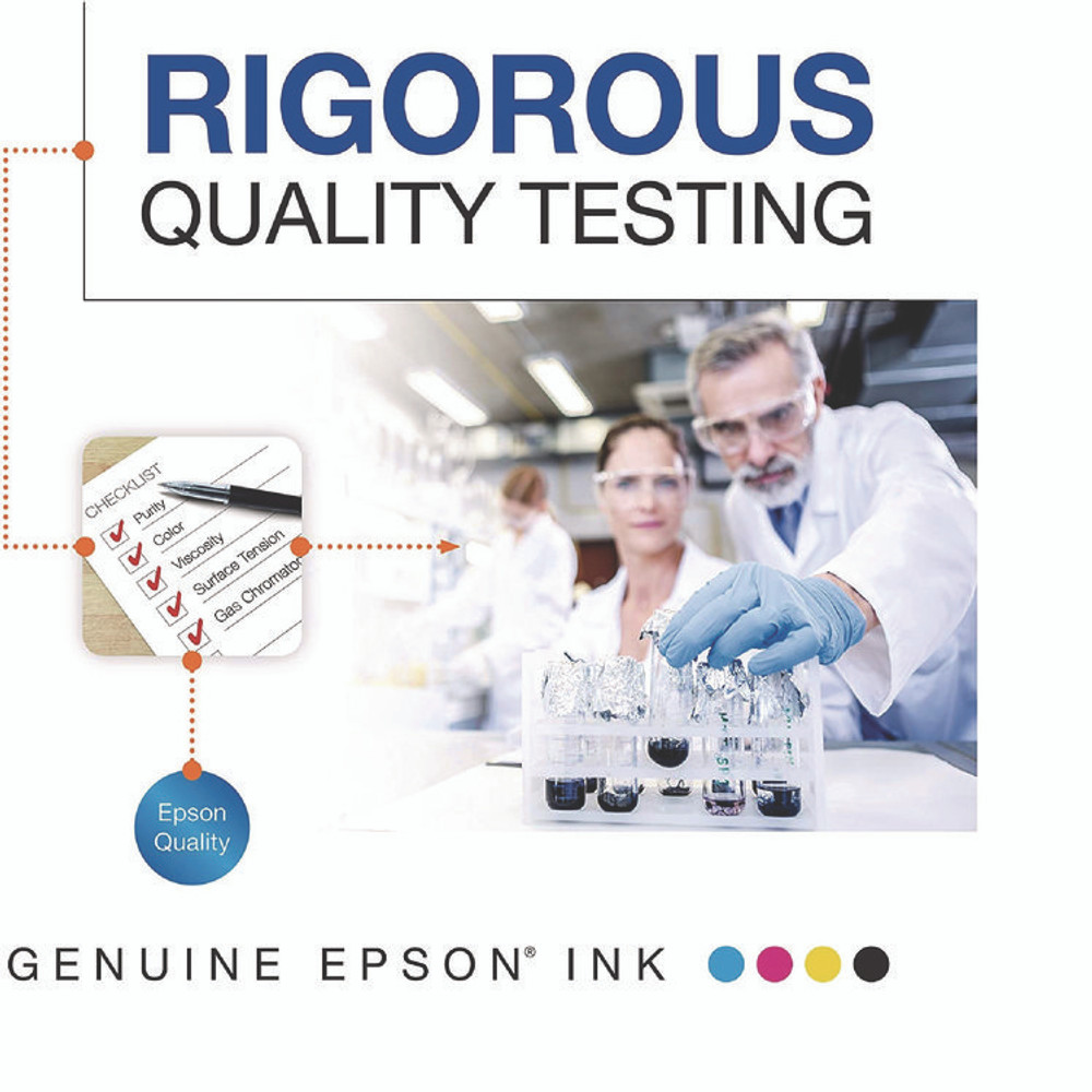 EPSON AMERICA, INC. T802520S T802520-S (802) DURABrite Ultra Ink, 650 Page-Yield, Cyan/Magenta/Yellow