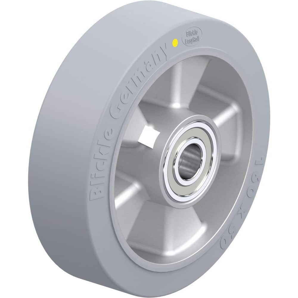 Blickle 917955 Caster Wheels; Wheel Type: Rigid; Swivel ; Load Capacity: 770 ; Bearing Type: Ball ; Wheel Core Material: Die-Cast Aluminium ; Wheel Material: Rubber ; Wheel Color: Gray