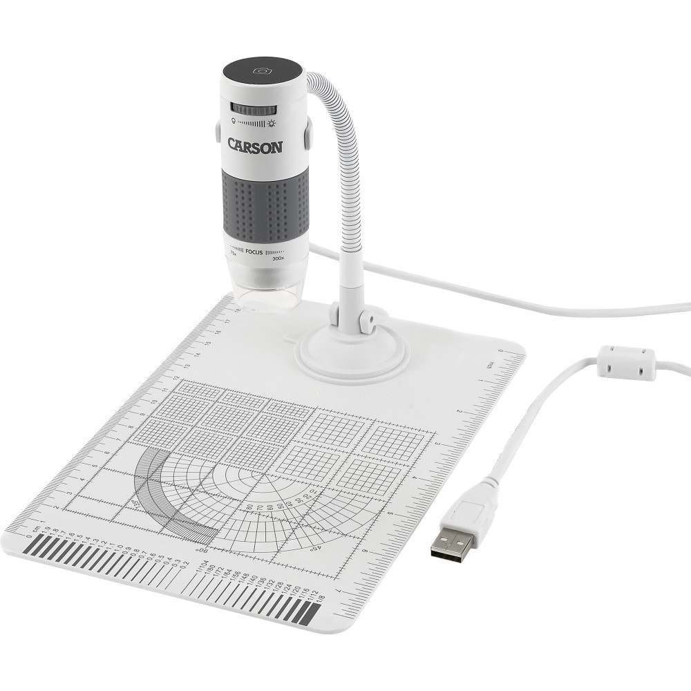 CARSON OPTICAL, INC. Carson MM-840  eFlex MM-840 Digital Microscope - 75x to 300x - 1.9 Megapixel - LED Illumination