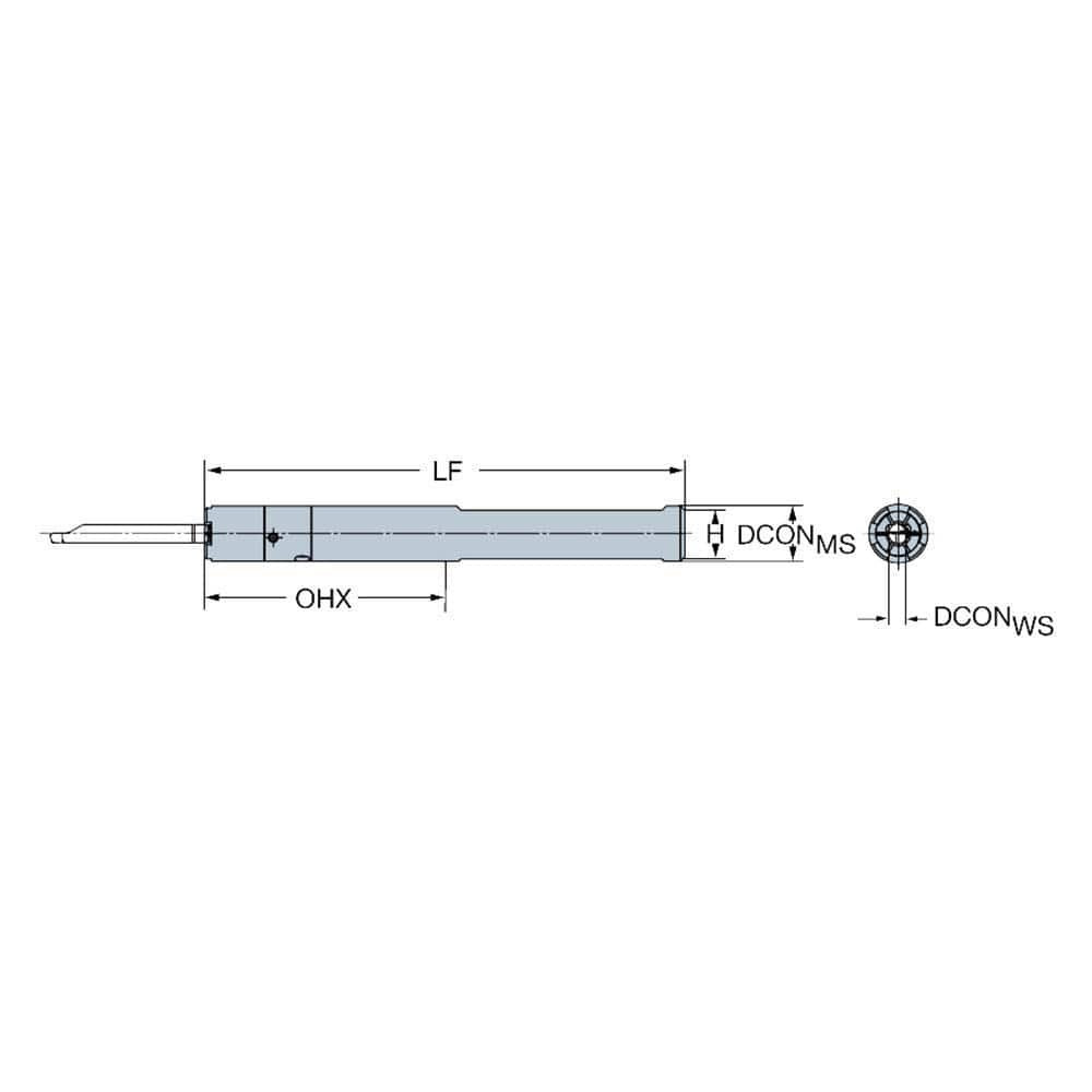 Sandvik Coromant 7046806 Modular Tool Holding System Adapter: