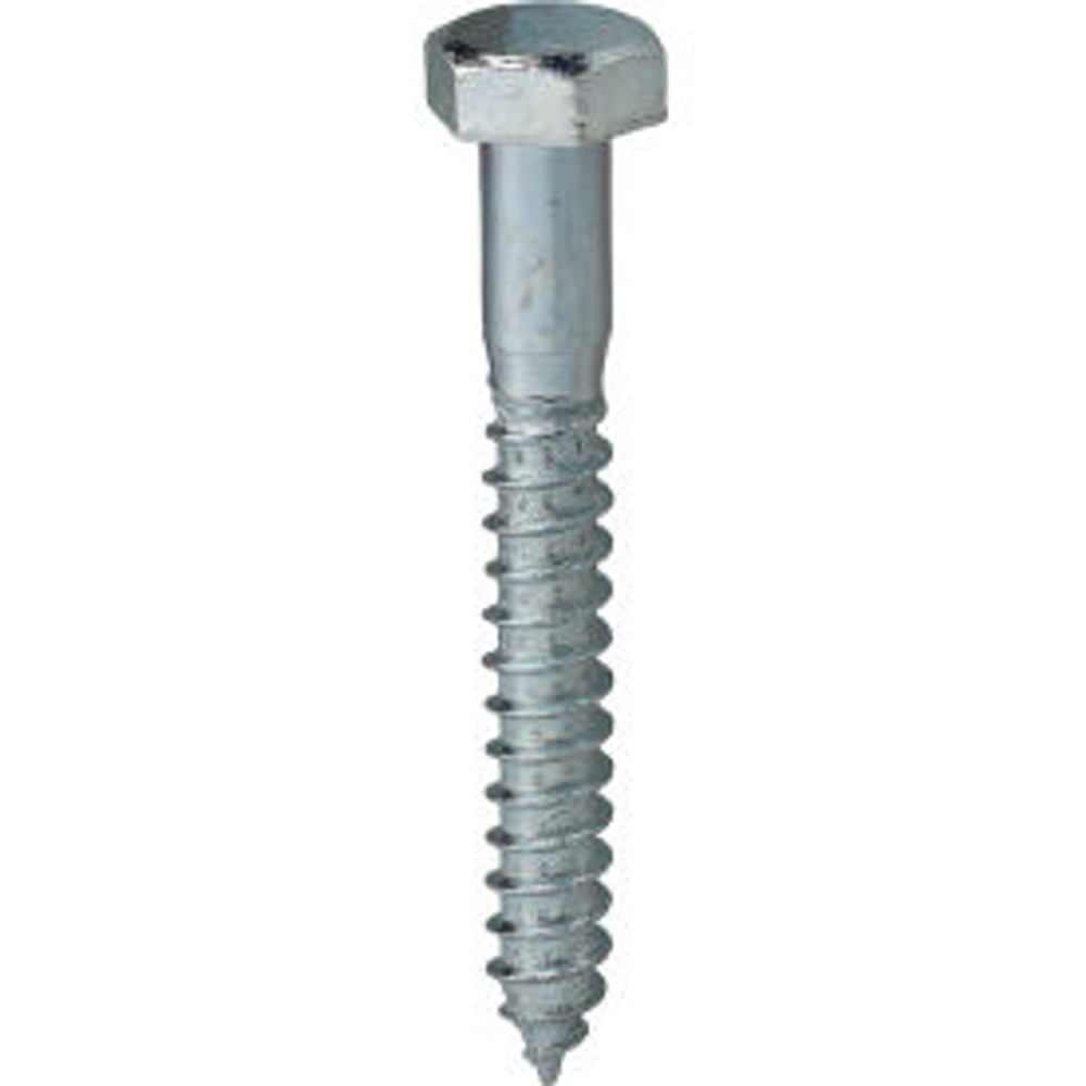 L.H. DOTTIE COMPANY L.H.Dottie® Hex Head Lag Screw Carbon Steel 1/4"" x 1"" 100 Pack p/n LAG141