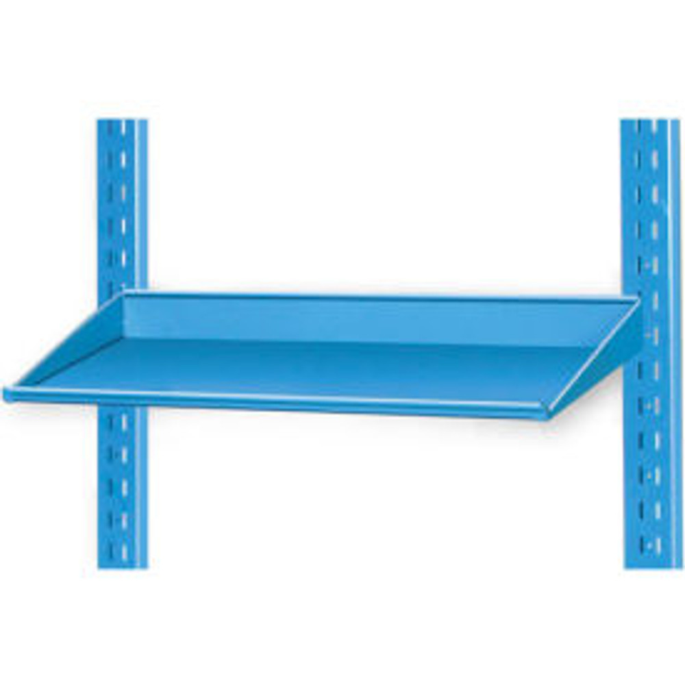 Global Industrial™ Sloped Shelf For Portable Bin Cart 36""W x 15""D Blue p/n B179819