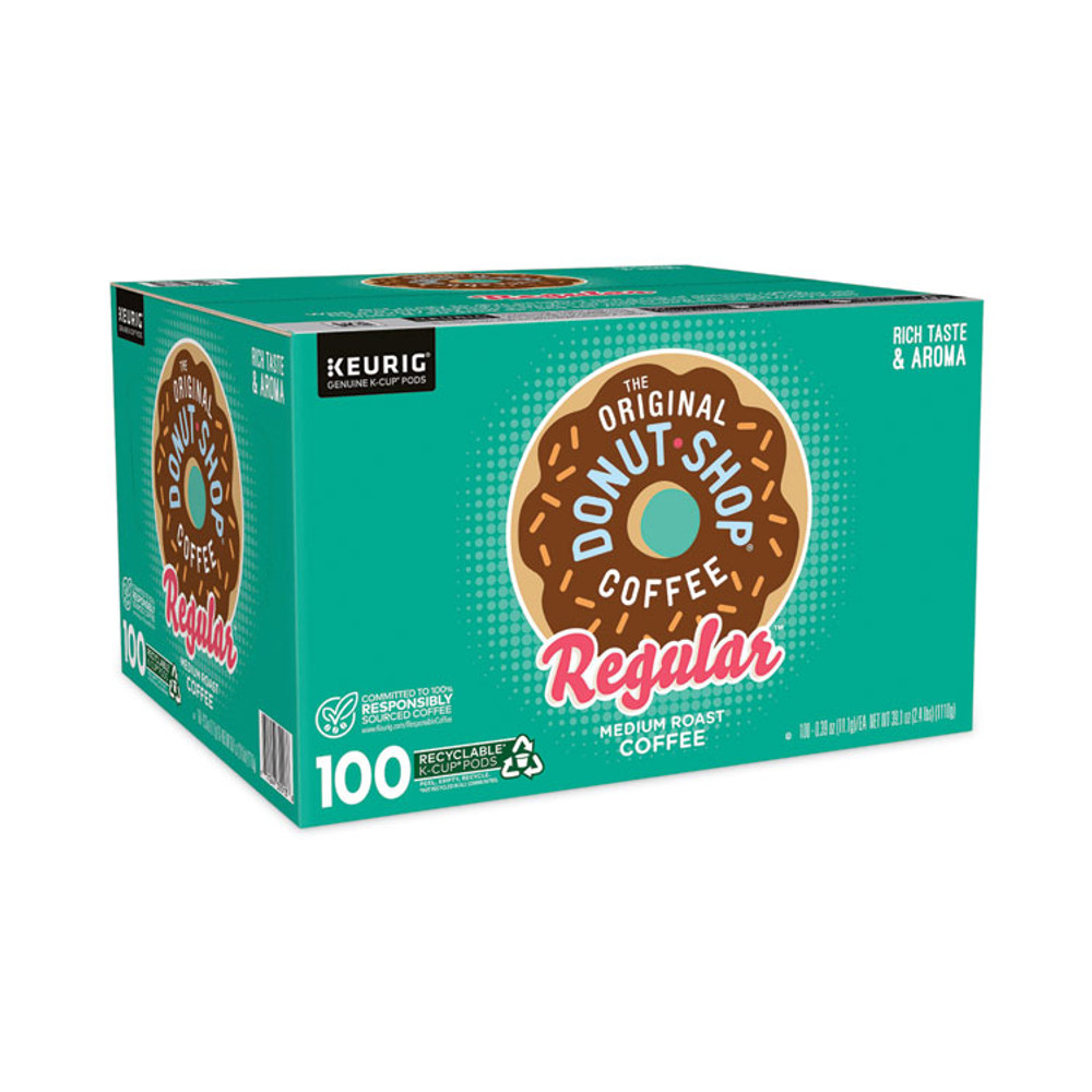 KEURIG DR PEPPER The Original Donut Shop® 22000684 Donut Shop Coffee K-Cups, Regular, 80/Carton