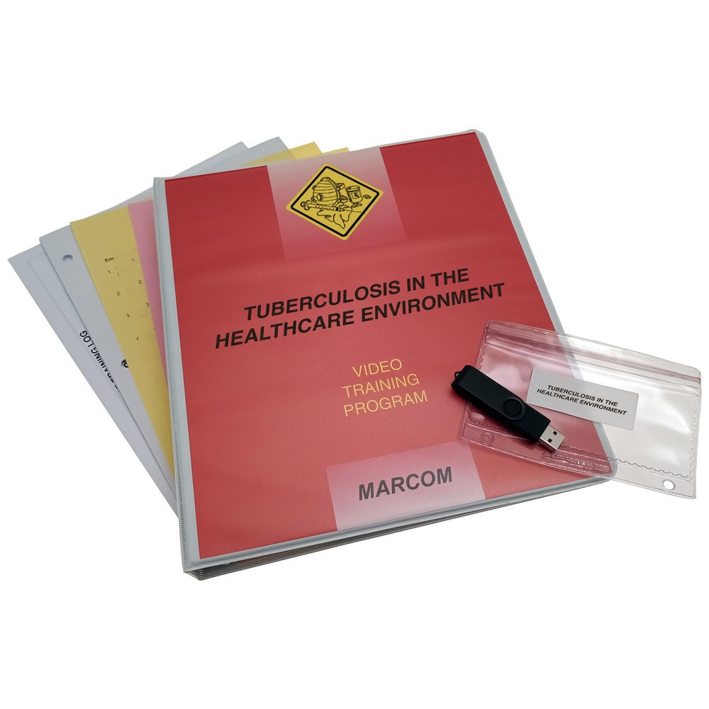 Marcom V000271UEO Multimedia Training Kits & Packages; Kit Type: Multimedia Training ; Topic: Tuberculosis ; Language: English ; Training Program Title: Tuberculosis in the Healthcare Environment ; Media Format: USB ; Run Time: 24min