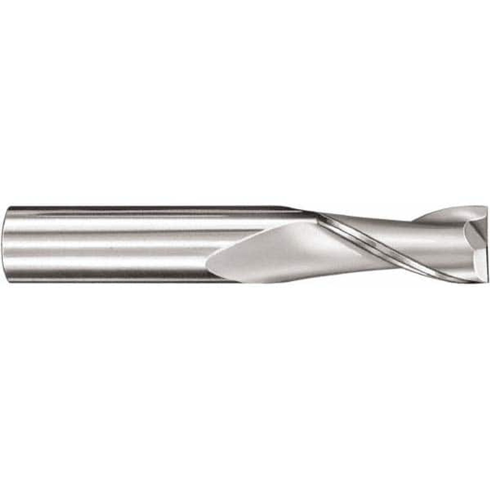 SGS 48682 Square End Mill: 0.315'' Dia, 0.7874'' LOC, 2 Flutes, Solid Carbide