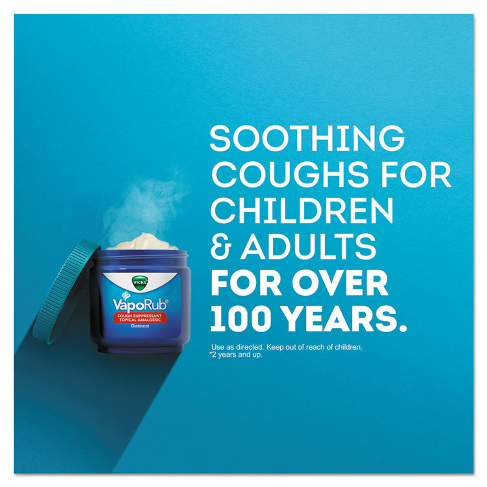 PROCTER & GAMBLE Vicks® 00361 VapoRub, 1.76 oz Jar, 36/Carton