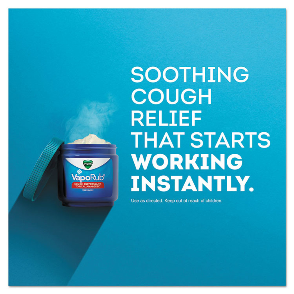 PROCTER & GAMBLE Vicks® 00361 VapoRub, 1.76 oz Jar, 36/Carton