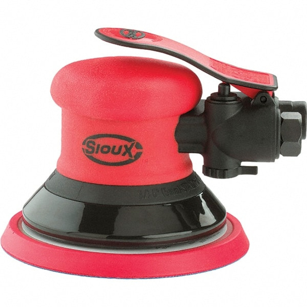 Sioux Tools RO2512-60FNH Air Orbital Sander: Round, 6" Pad