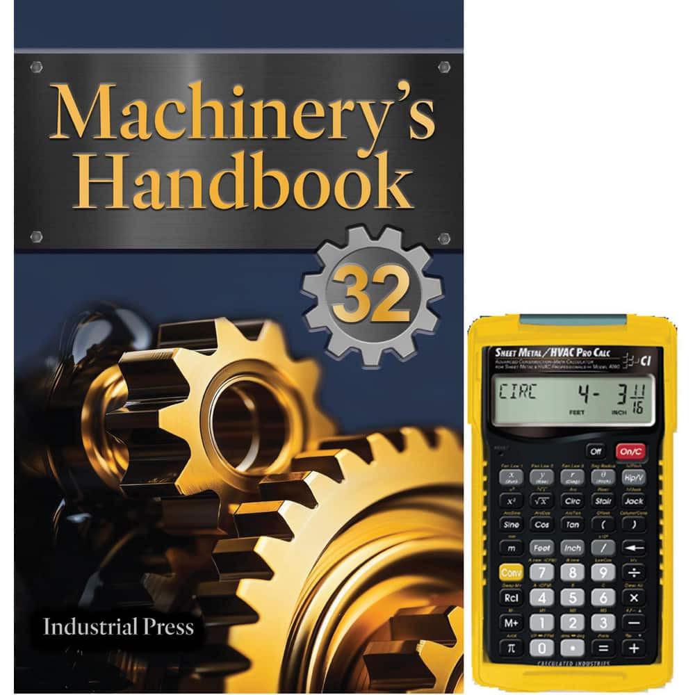Industrial Press 9780831147327 Reference Manuals & Books; Application: Metalworking ; Subcategory: Machinery's Handbook ; Publication Type: Handbook; Mixed Media Package ; Author: Oberg; Jones; Horton; Ryffel