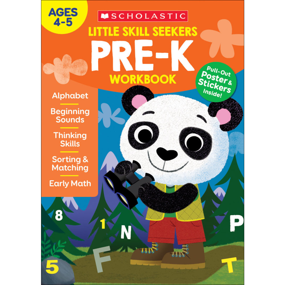 SCHOLASTIC TEACHER RESOURCES 9781338602425 Scholastic Little Skill Seekers: Pre-K Workbook