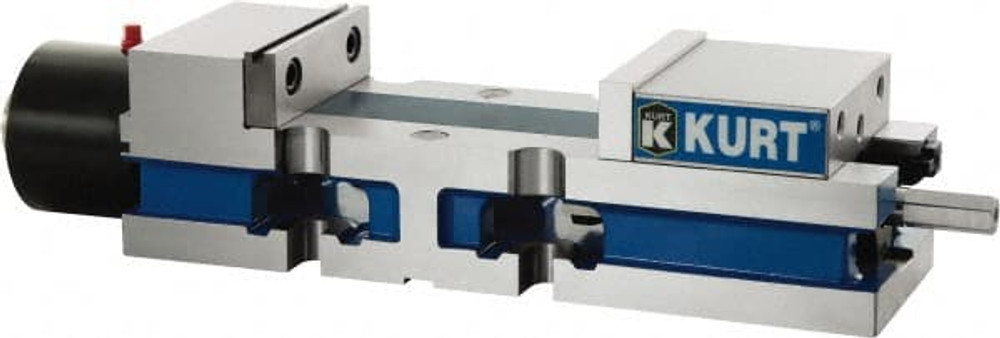 Kurt 3400H Machine Vise: 4" Jaw Width, 6" Jaw Opening, Horizontal, Stationary Base