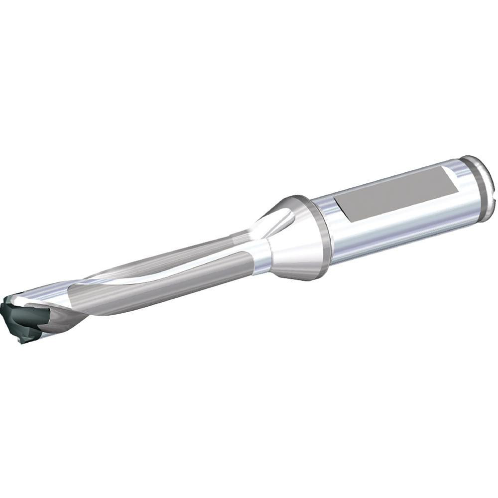 Widia 4099040 Replaceable-Tip Drill: 0.4724 to 0.492" Dia, 2.4604" Max Depth, 5/8" Flatted Shank