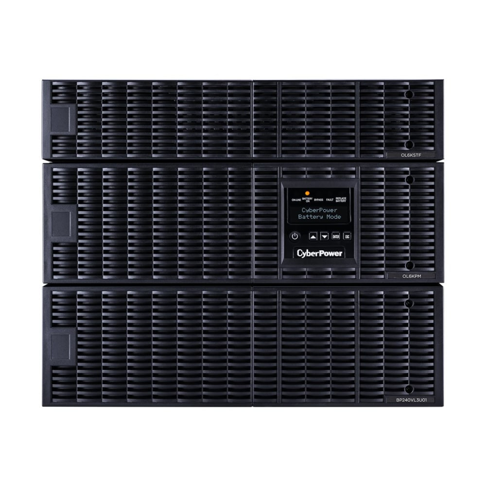 CYBERPOWERPC CyberPower OL6KRTF  Smart App Online OL6KRTF 6kVA Tower/Rack Mountable UPS - Rack/Tower - 5.40 Minute Stand-by - 120 V AC, 230 V AC Input - 120 V AC, 200 V AC, 208 V AC, 220 V AC, 230 V AC, 240 V AC Output