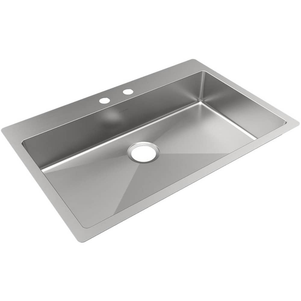 ELKAY. ECTSRSAD3322602 Sinks; Type: Dropin; Undermount ; Mounting Location: Countertop ; Number Of Bowls: 1 ; Material: Stainless Steel ; Faucet Included: No ; Faucet Type: No Faucet