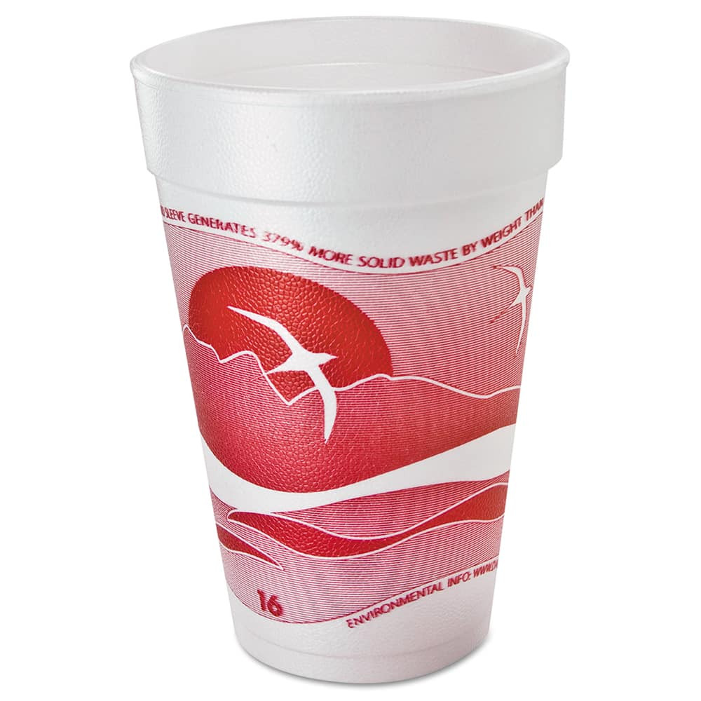 DART DCC16J16H 16 oz Foam Cold & Hot Foam Cups