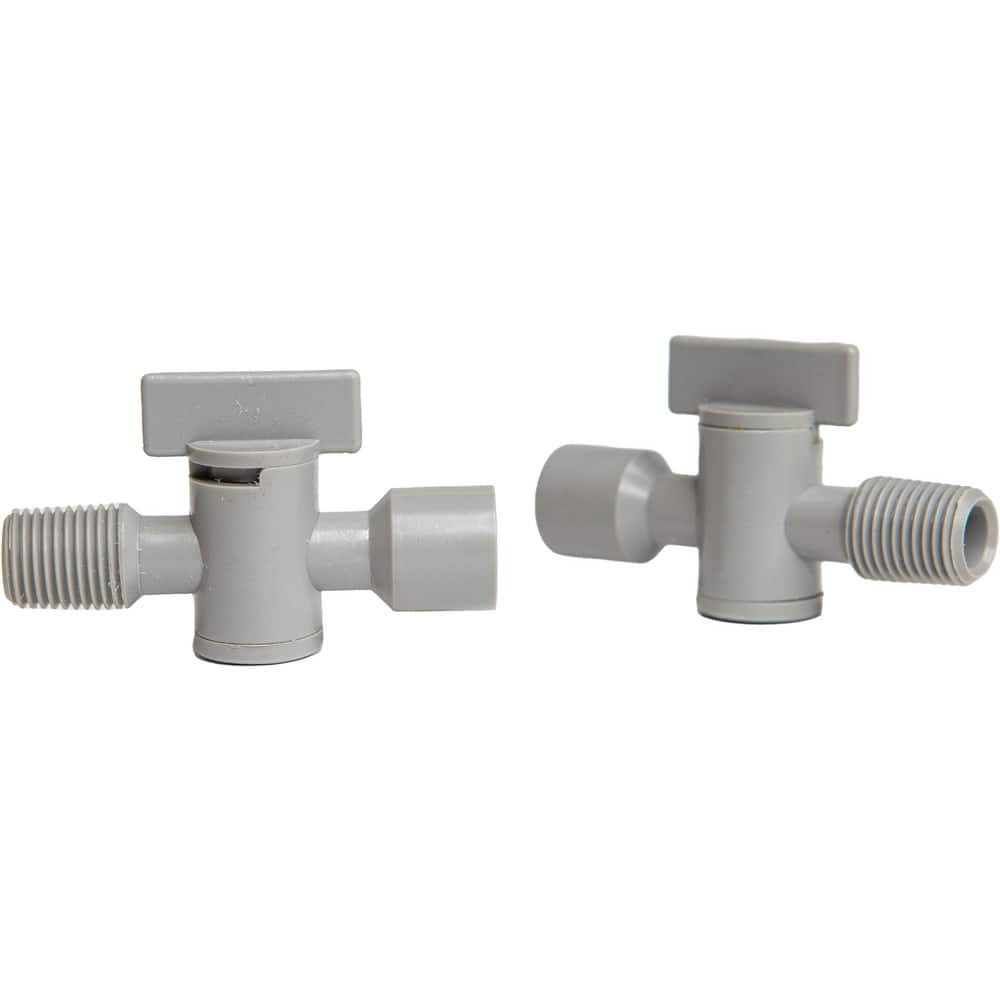 Cedarberg 8525-351 Coolant Hose Valves; Hose Inside Diameter (Inch): 1/4 ; System Size: 0.25in ; Connection Type: Male x Female ; Body Material: POM ; Thread Size: 1/4in ; Number Of Pieces: 10