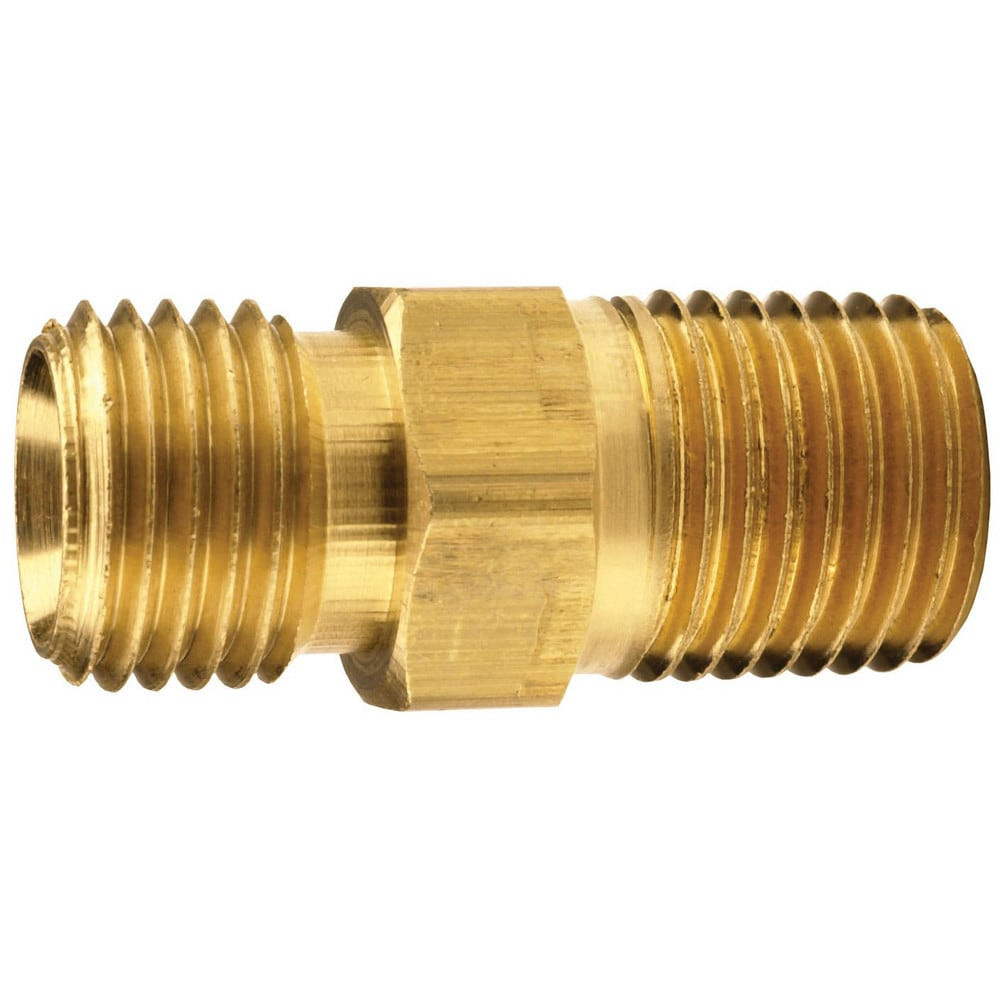 Dixon Valve & Coupling 1720606C Brass & Chrome Pipe Fittings; Fitting Type: Male Union ; Fitting Size: 3/8 x 3/8 ; End Connections: NPSM x NPTF ; Material Grade: CA360 ; Connection Type: Threaded ; Pressure Rating (psi): 1000