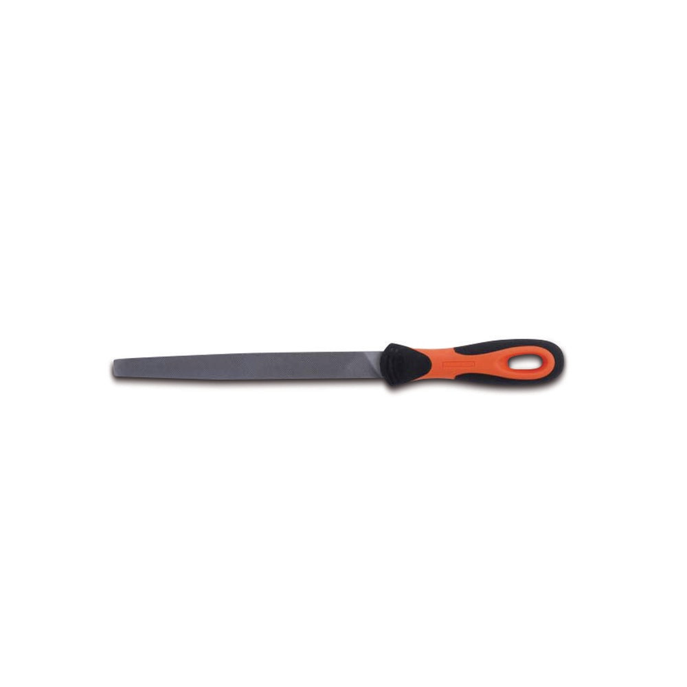 Bahco 1-110-08-2-2 American-Pattern Files; File Type: Flat ; File Length (Inch): 8 ; Tang/Handle: None ; Flexible: No ; File Style: Straight ; Overall Length (Decimal Inch): 8