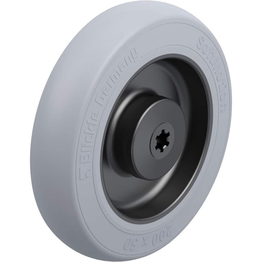 Blickle 934519 Caster Wheels; Wheel Type: Rigid; Swivel ; Load Capacity: 770 ; Bearing Type: Ball ; Wheel Core Material: Nylon ; Wheel Material: Rubber ; Wheel Color: Gray