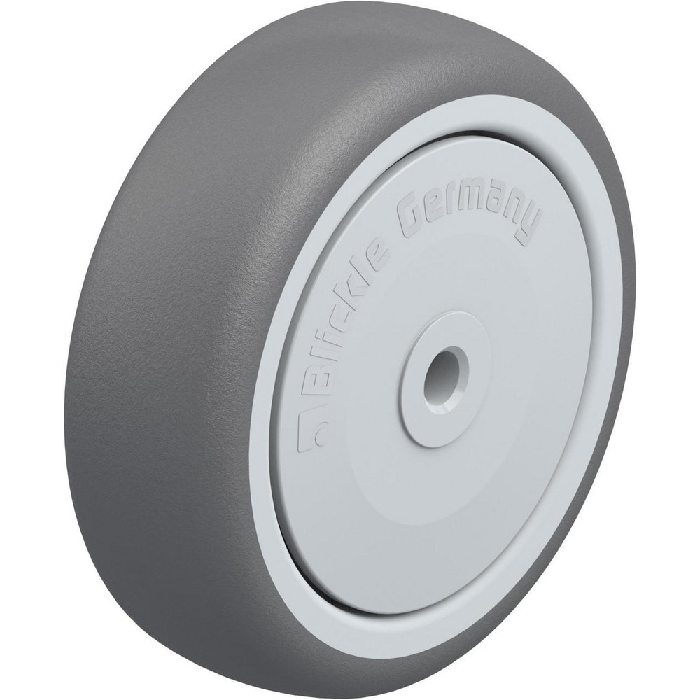 Blickle 744867 Caster Wheels; Wheel Type: Rigid; Swivel ; Load Capacity: 440 ; Bearing Type: Ball ; Wheel Core Material: Nylon ; Wheel Material: Polyurethane ; Wheel Color: Dark Gray