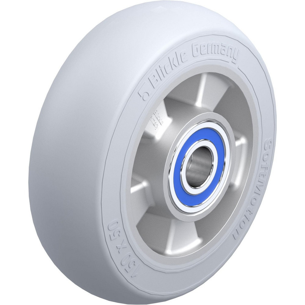 Blickle 932327 Caster Wheels; Wheel Type: Rigid; Swivel ; Load Capacity: 615 ; Bearing Type: Ball ; Wheel Core Material: Die-Cast Aluminium ; Wheel Material: Rubber ; Wheel Color: Gray