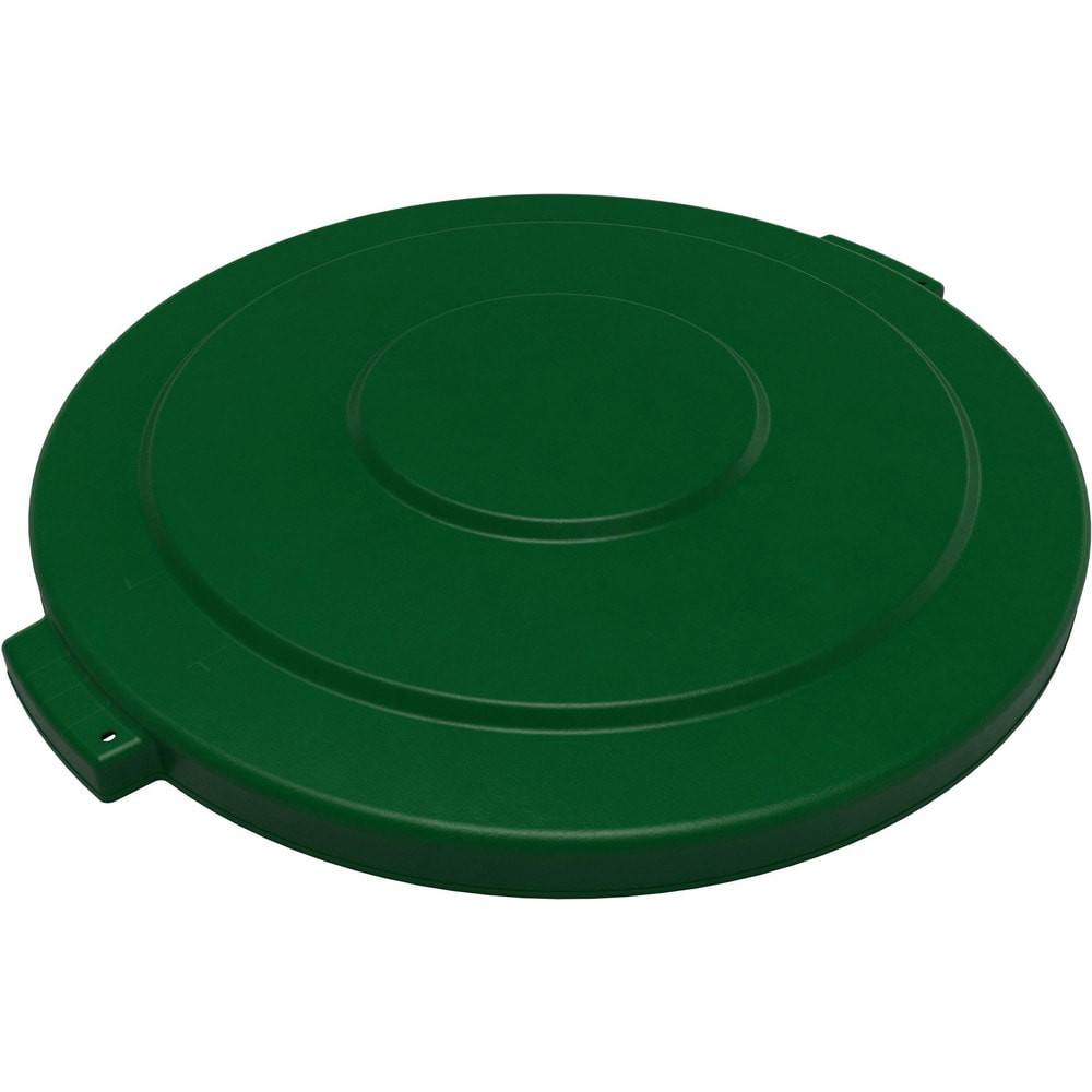 Carlisle 84102109 Trash Can & Recycling Container Lids; Lid Type: Flat ; Lid Shape: Round ; Container Shape: Round ; Compatible Container Capacity: 20 Gallon ; Color: Green ; Material: HDPE