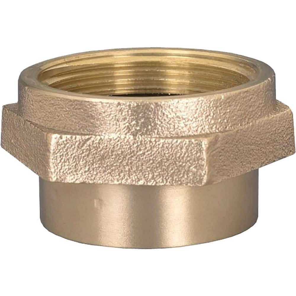 Dixon Valve & Coupling FFH1515F Brass & Chrome Pipe Fittings; Fitting Type: Double Female Hex Adapter ; Fitting Size: 1-1/2 x 1-1/2 ; End Connections: FNPT x FNST ; Material Grade: 360 ; Connection Type: Threaded ; Pressure Rating (psi): 175