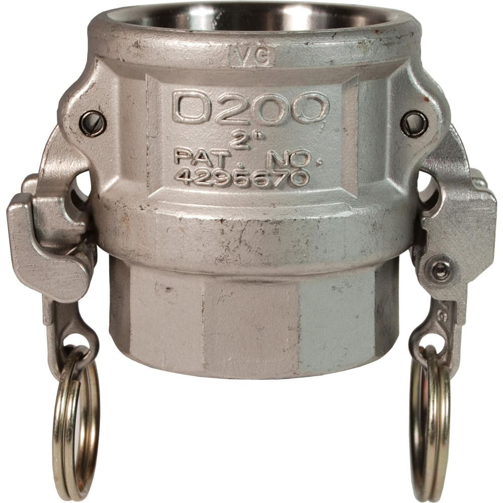 Dixon Valve & Coupling RD300EZ Suction & Discharge Hose Couplings; Type: Type D Coupler ; Coupling Type: Cam & Groove ; Coupling Descriptor: EZ Boss-Lock Coupler x FNPT ; Material: Stainless Steel ; Coupler Size (Fractional Inch): 3 ; Thread Size: 3