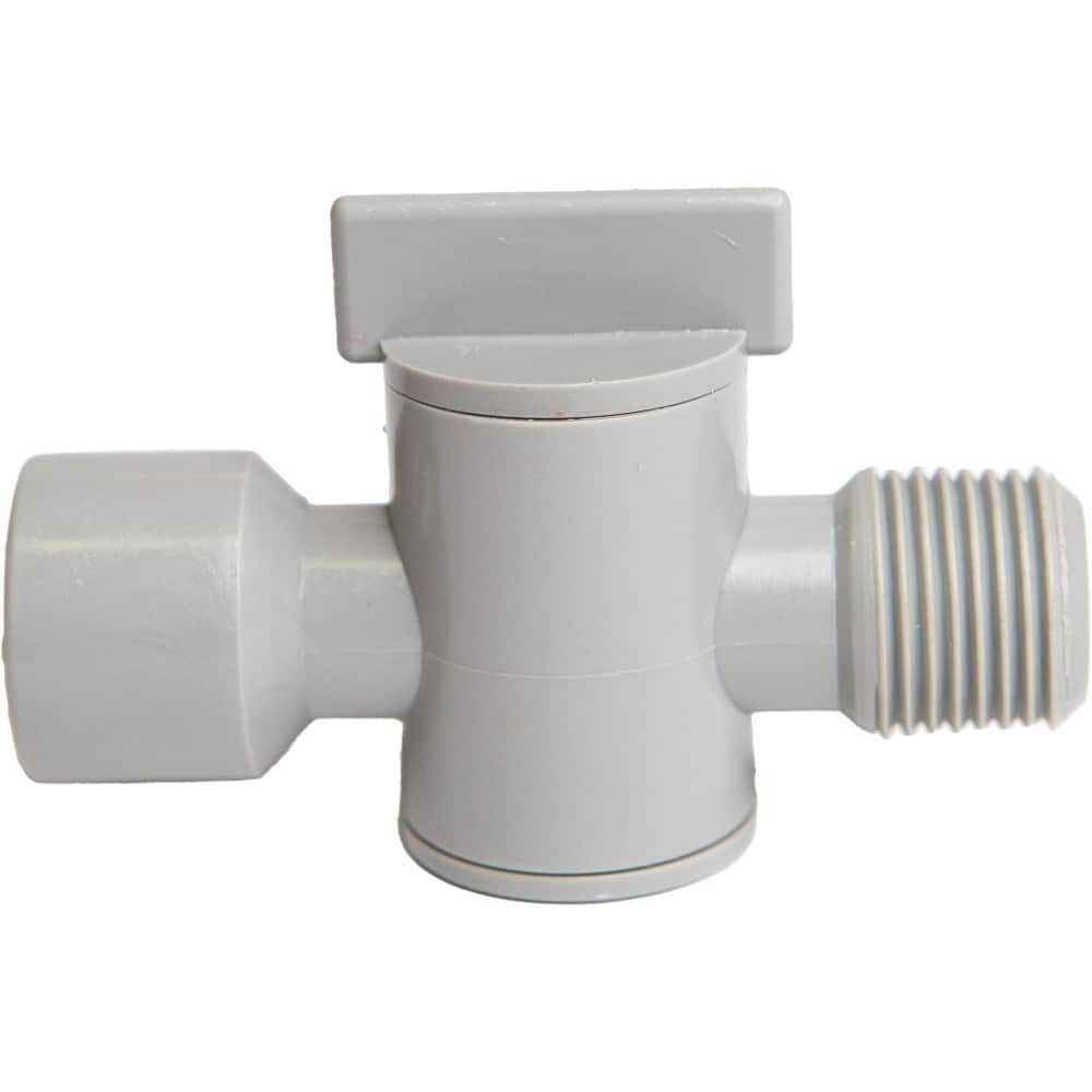 Cedarberg 8550-406 Coolant Hose Valves; Hose Inside Diameter (Inch): 1/2 ; System Size: 0.5in ; Connection Type: Male x Female ; Body Material: POM ; Thread Size: 1/2in ; Number Of Pieces: 2