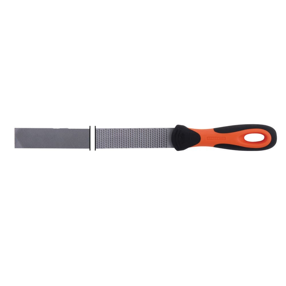 Bahco 6-342-08-1-2 Rasps; Rasp Type: Half Round ; Cut Type: Coarse Cut ; File Shape: Round ; Length Of Cut: 64mm ; Overall Length: 8in ; Overall Thickness: 0.31in