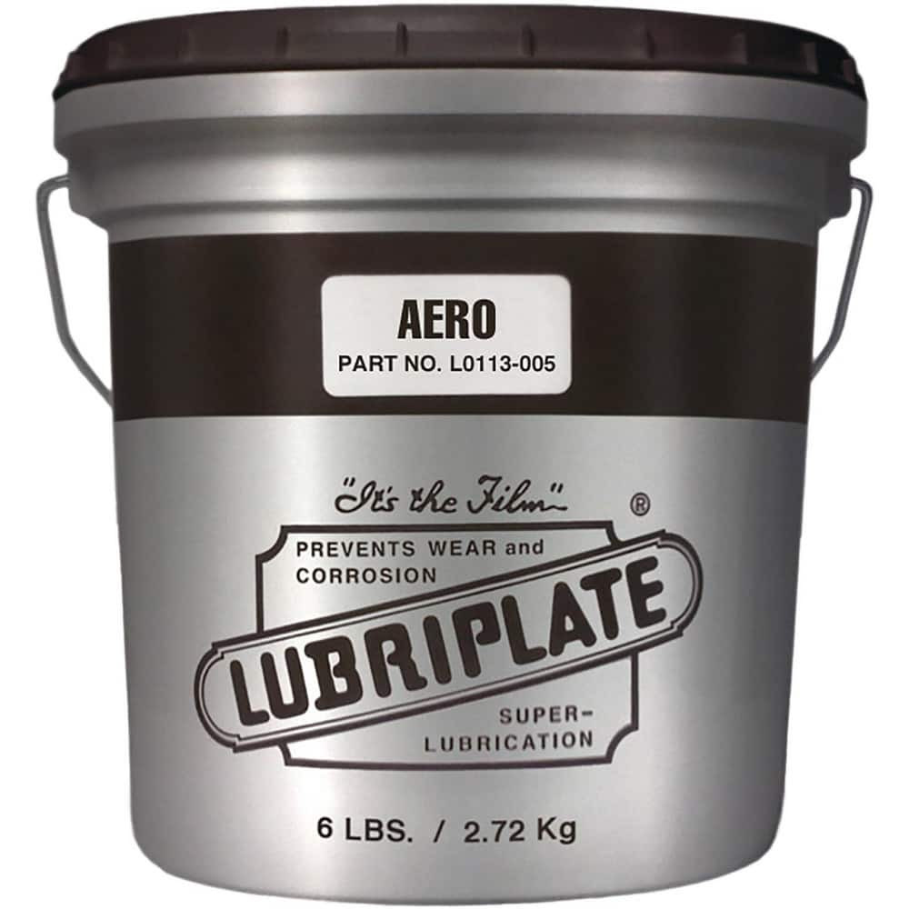 Lubriplate L0113-005 Grease; Base Oil: Petroleum ; Container Size Range: 1 to 7.9 lb ; NLGI Grade: 1 ; Color: White ; Type: Lithium Grease ; Composition: Mineral Oil; Lithium