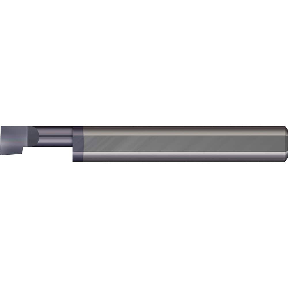 Micro 100 BB3-100800X Boring Bars; Boring Bar Type: Boring ; Cutting Direction: Right Hand ; Minimum Bore Diameter (Decimal Inch): 0.1100 ; Minimum Bore Diameter (mm): 2.800 ; Material: Solid Carbide ; Maximum Bore Depth (Decimal Inch): 0.8000