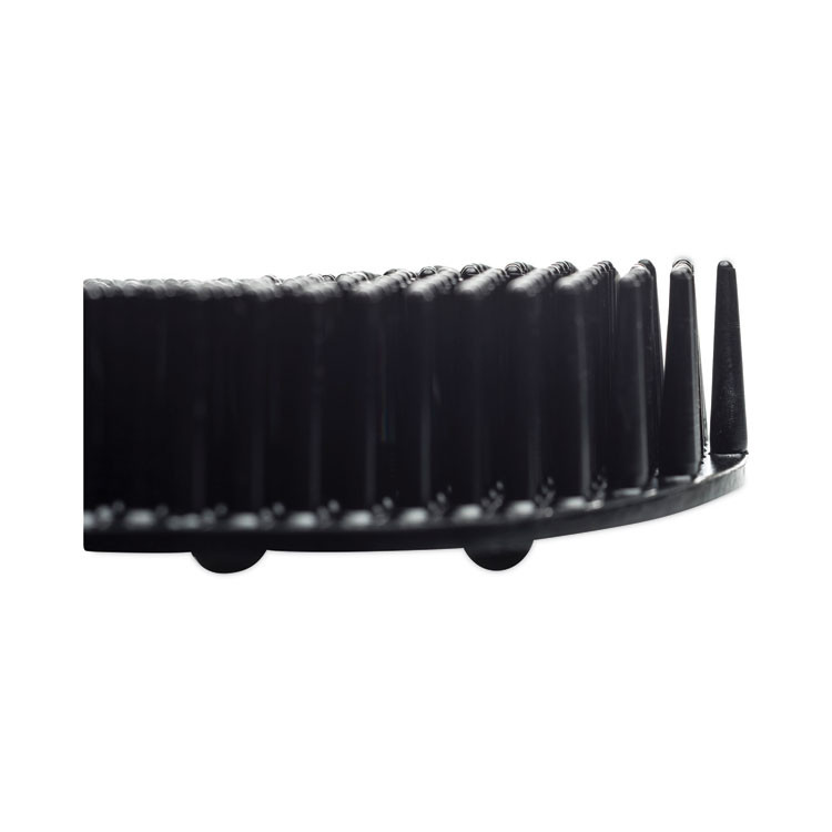 DIVERSEY EKS7BK12 ekcoscreen Urinal Screens, Mint Scent, Black, 12/Carton