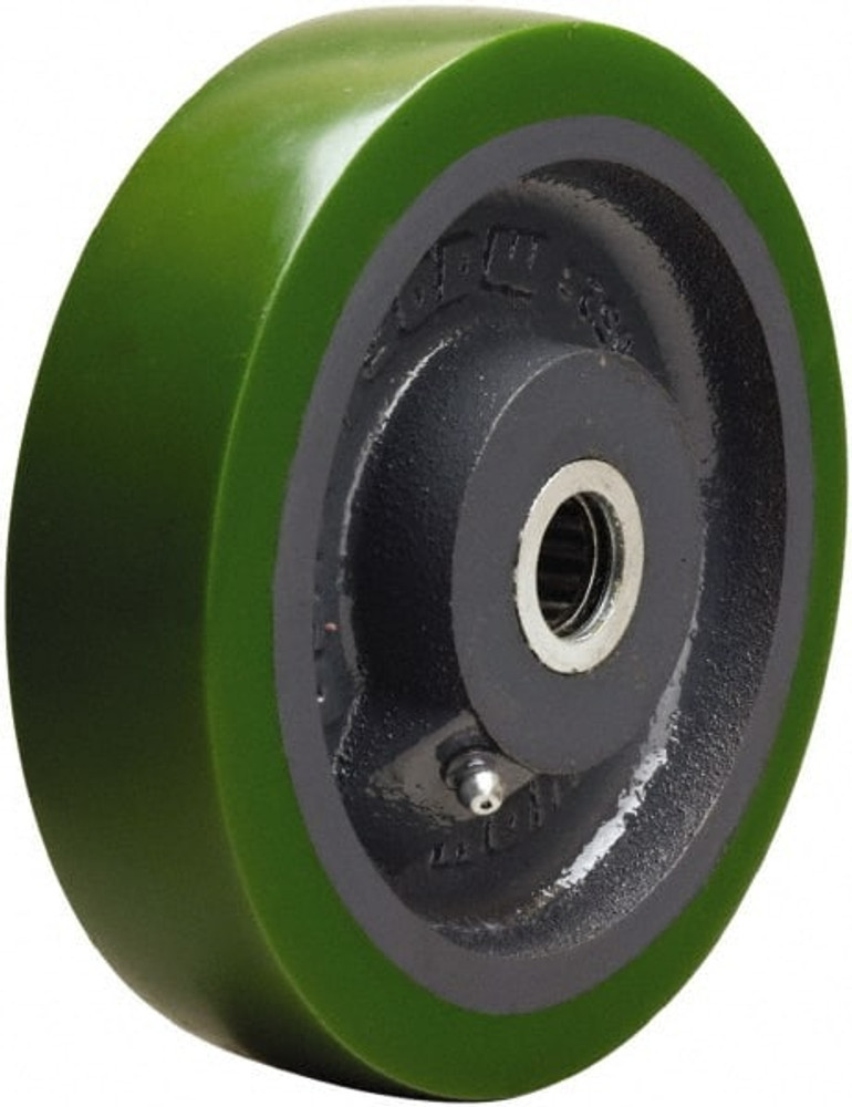 Hamilton W-615-D-5/8 Caster Wheel: Polyurethane on Cast Iron, 5/8" Axle