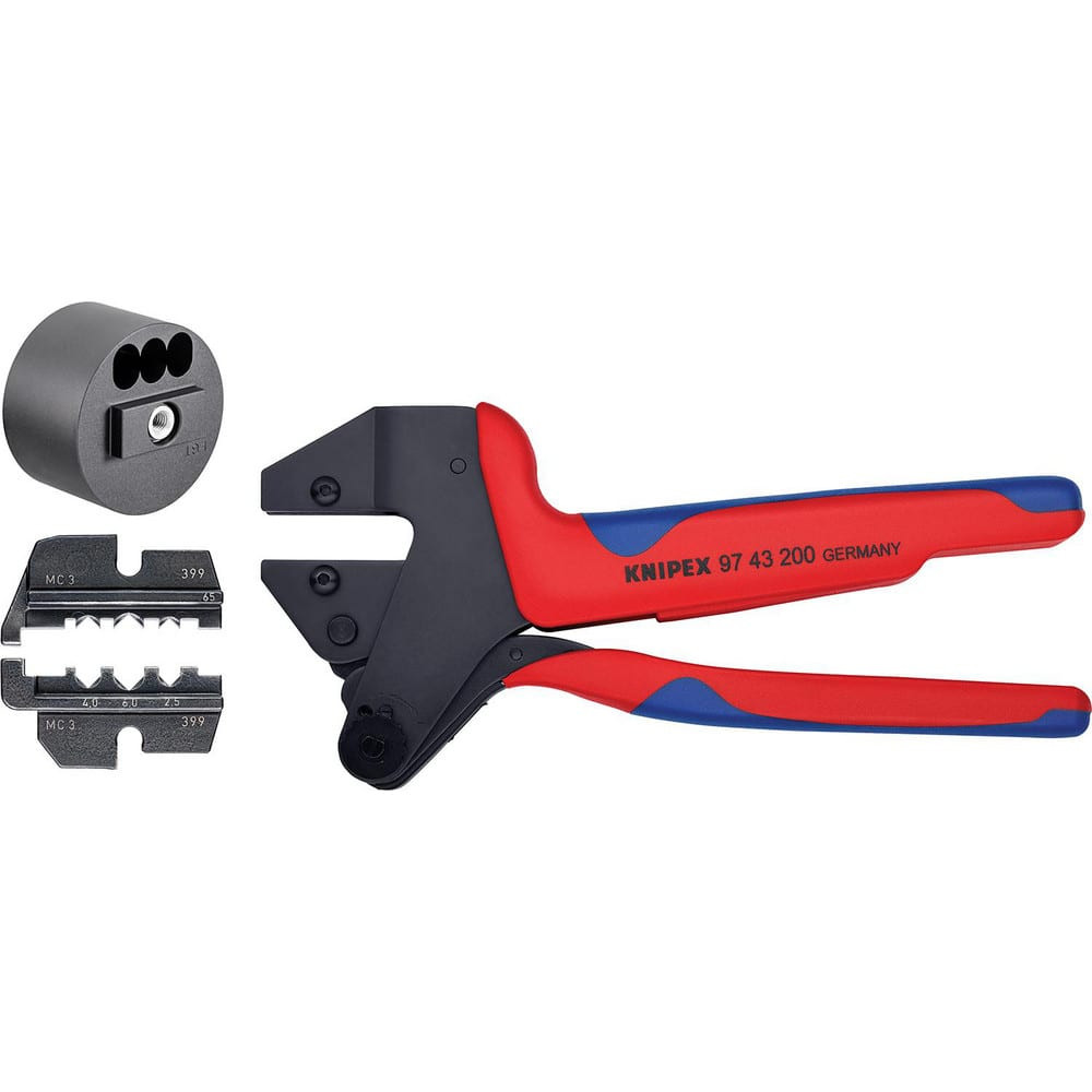 Knipex 9K 00 80 61 US Crimpers; Handle Style: Comfort Grip ; Crimper Type: Crimping Pliers ; Maximum Wire Gauge: 20 ; Handle Material: Comfort Grip ; Jaw Depth (Decimal Inch): 3.0000